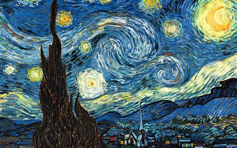 Vincent Van Gogh The Starry Night Desktop Wallpapers Top Free Vincent