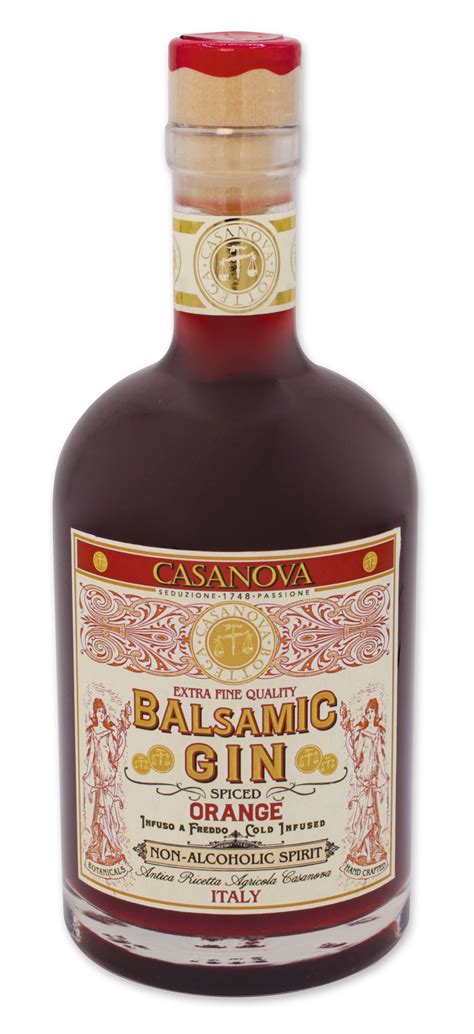 Gin Balsamico Orange Zero Alcohol Casanova Ml It Lie Italsk