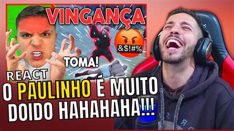 A VINGANÇA DO PAULINHO LOKO REACT AP NHEl PROS PM e FUI ATRÁS no GTA