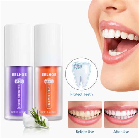 V34 Colour Corrector Teeth Whiten Sensitive Teeth Toothpaste Enamel