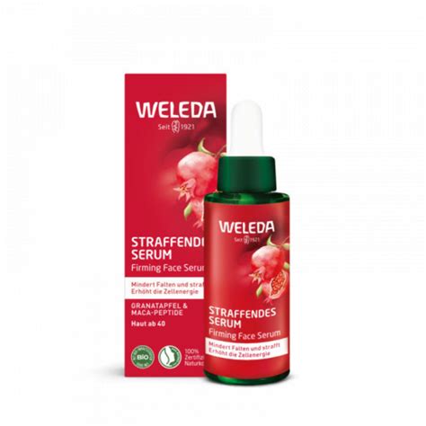 Weleda Pomegranate Maca Peptides Firming Face Serum Stangrinamasis