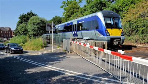 Train Crossing Glebe Road In Dunmurry