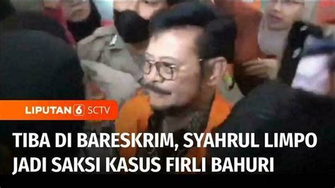 Video Syahrul Yasin Limpo Kembali Diperiksa Sebagai Saksi Kasus Dugaan