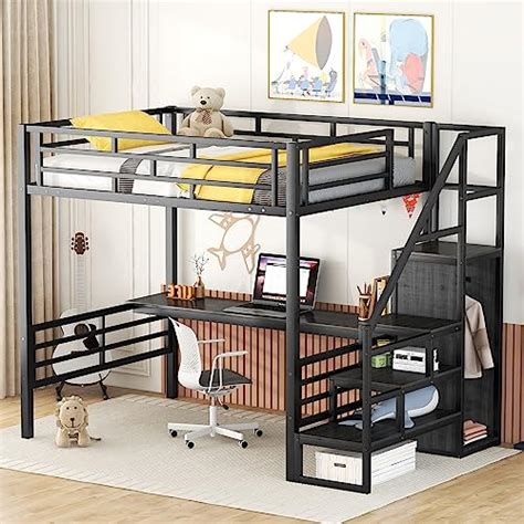 Full Size Loft Bed With Staircase The Ultimate Guide For Buyers