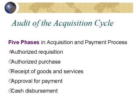 Chapter Audit Of Acquisition Cycle And Inventory