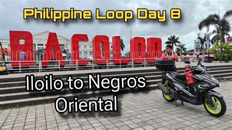 Philippine Loop Day 8 Iloilo To Negros Oriental Yamaha Aerox 155