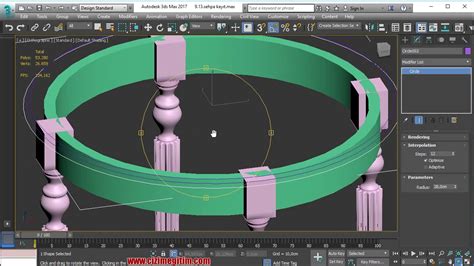 3ds Max Sandalye Sehpa Modelleme SEHPA TABLA MODELLEME 5 Ders YouTube