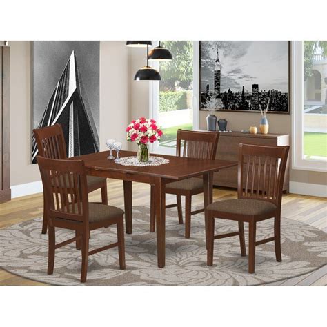 Andover Mills Antonio Extendable Solid Wood Breakfast Nook Dining Set