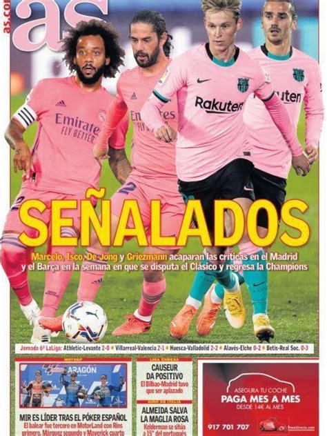 La Portada Del Diario As 19 10 2020