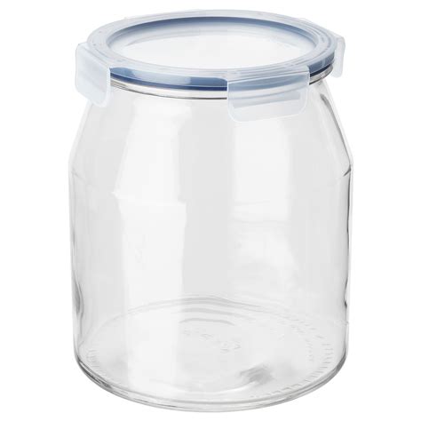 IKEA 365+ Jar with lid, glass/plastic, 112 oz - IKEA