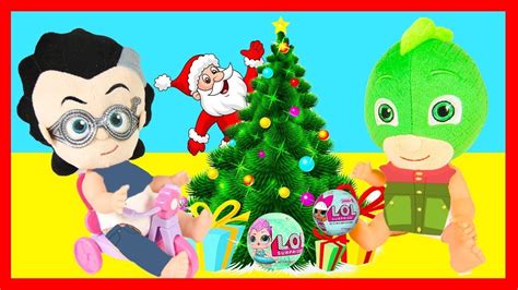 Naughty Or Nice Christmas With Pj Masks Romeo And Trolls Ellie Sparkles Youtube