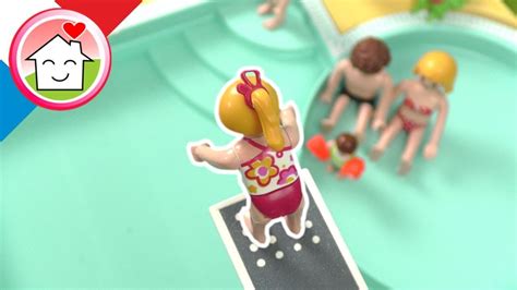 Playmobil En Francais Piscine De Playmobil Avec La Famille Hauser La