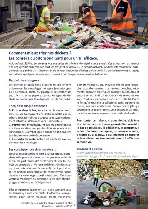 Comment mieux trier nos déchets Mairie de Poulx Mairie de Poulx