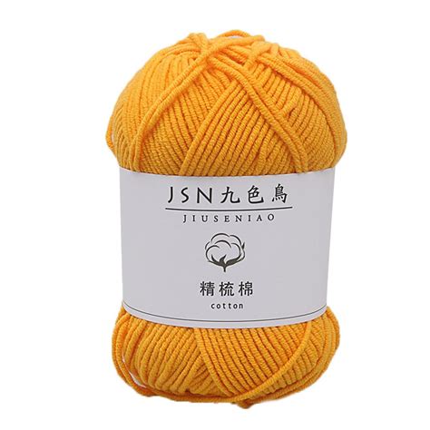 Dpkshia Crochet Yarn Diy Knitting Diy Milk Cotton 4 Strands Line Diy