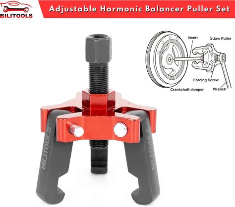 Buy Bilitools Harmonic Balancer Puller Set Adjustable Jaw Puller For