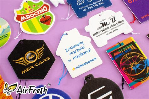 Zawieszki Zapachowe Z Logo Klienta Szt Airfresh Producent