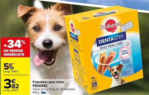 Promo Friandises Pour Chien Pedigree Chez Carrefour Market ICatalogue Fr