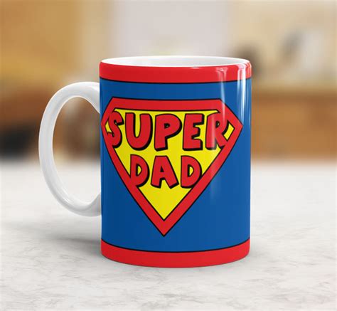 Personalised Super Dad Mug Personalise Online With Fast Dispatch