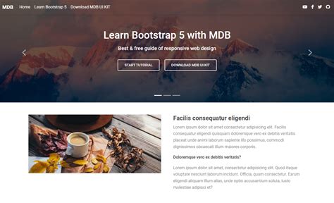 Github Mdbootstrap Examples And Customization A Stunning Collection