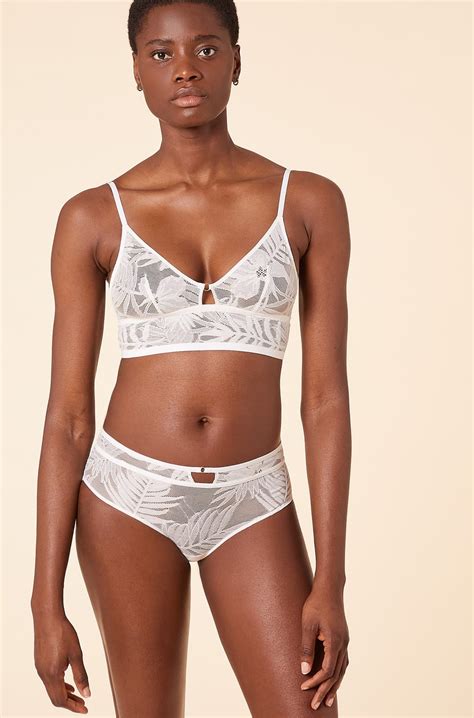 Lace Bralette Palme Ecru Etam