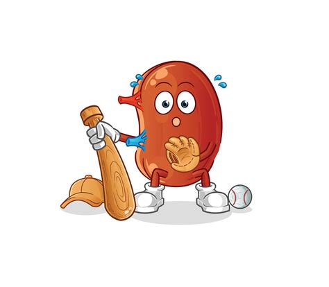 kidney cute vector 10120959 Vector Art at Vecteezy