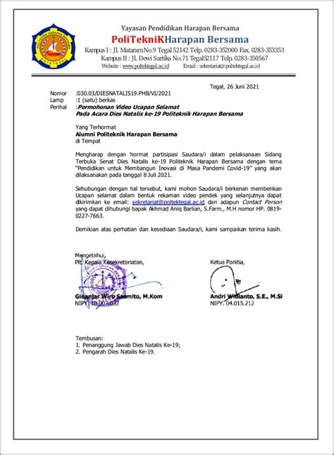 Contoh Surat Permohonan Kesediaan Memberikan Materi Surat Permohonan