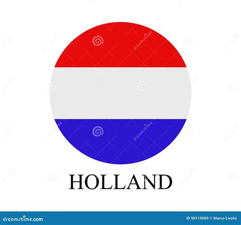 Bandeira Da Holanda Ilustrada Ilustra O Stock Ilustra O De Holanda