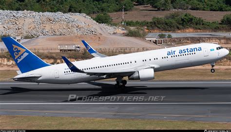 EI KEB Air Astana Boeing 767 3KYER WL Photo By Chen744 ID 1581086