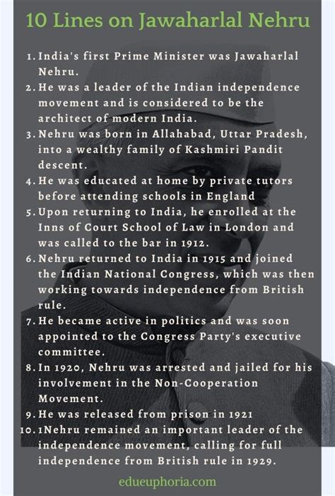 Lines On Jawaharlal Nehru In English Foodkas