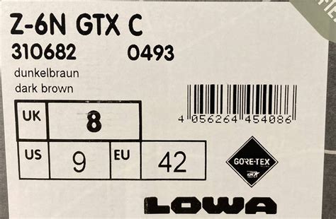 Yahoo オークション LOWA Z 6N GTX C dark brown UK8 US9 EU42 JP265