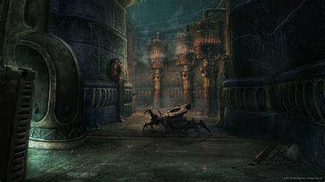 Dwemer Ruin Elder Scrolls Online Concept Art World Elder Scrolls Lore