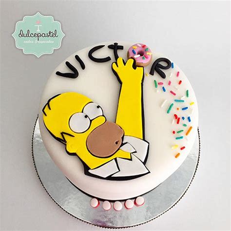 Descubrir Imagen Pastel De Homero Simpson Fondant Abzlocal Mx