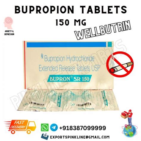 Bupron Sr Bupropion Tablets Wellbutrin Non Prescription Sun