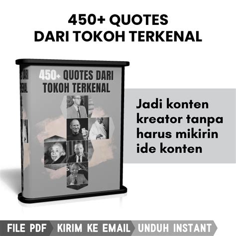 Jual QUOTES DARI PARA TOKOH TERKENAL UNTUK KONTEN BAHAN KONTEN IDE