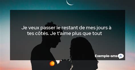 Je Taime Plus Que Tout Exemple De Sms Je Taime