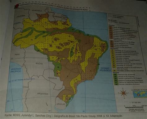 Observe O Mapa Da Pagina Seguinte E Base Nele Responda As