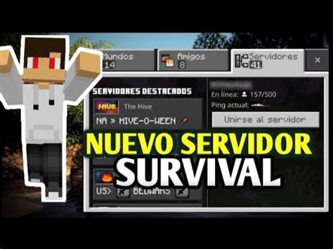 Nuevo Servidor Survival Factions Para Minecraft Pe Youtube