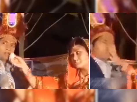 Wedding Viral Video Groom And Bride Misbehave With Each Other On Stage While Marriage