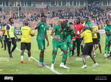 Nigerias Super Eagles Vs Guinea Bissau Game During The Africa Cup