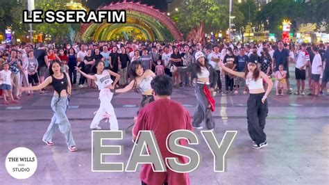 Kpop In Public Sidecam Le Sserafim Easy Dance Cover By The