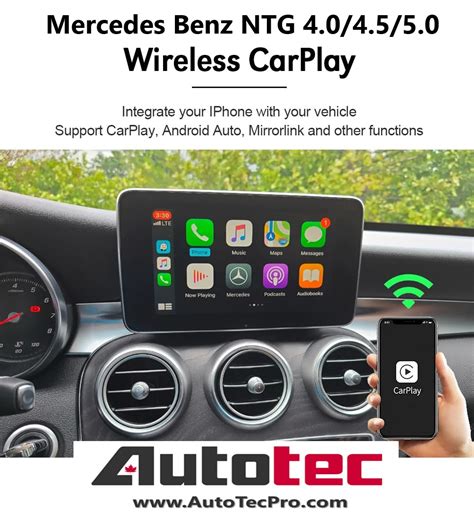 Carplay Box With Video Interface For Mercedes Benz Ntg Version