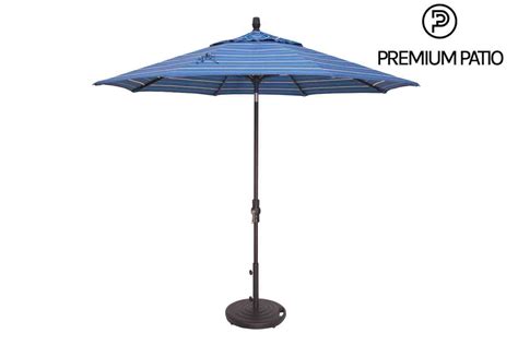 Treasure Garden 9′ Collar Tilt Umbrella Premium Patio