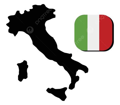 Italy Map With Flag Italy Flag Icon Vector Italy Flag Icon Png And