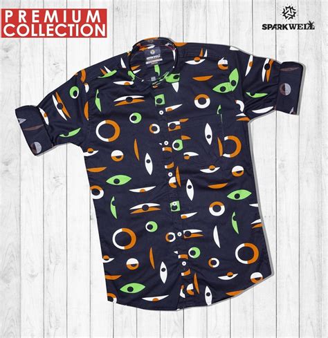 Cotton Casual Gents Printed Shirt Full Or Long Sleeves At Rs 265 In