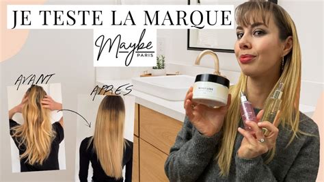 Je Teste La Marque Maybeparis Ma Routine Cheveux Youtube