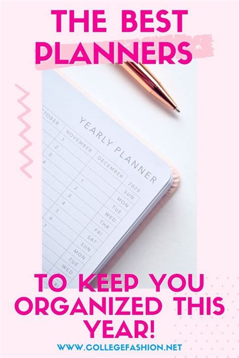 The Best Planners To Keep You Organized This Year