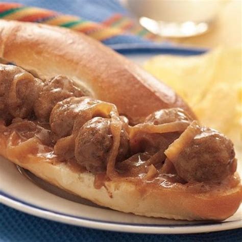 Slow Cooker Meatball And Gravy Sandwiches Laudium Online