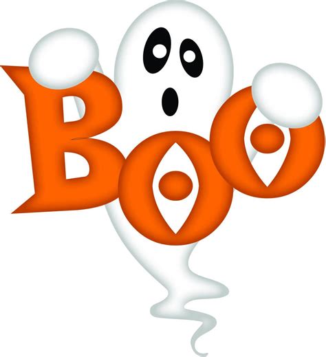 Boo Ghost Halloween Painting Topper Cricut Scrapbook Templates