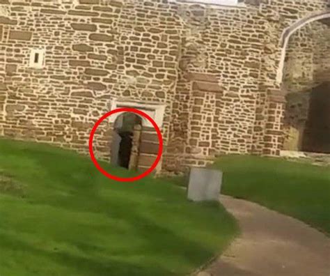 Hooded Monk Ghost At St Marys Church In Clophill Filmed By