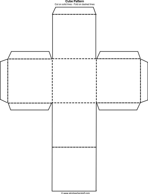 Large Cube Template Printable